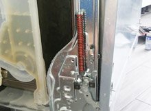 bosch dishwasher door spring repair
