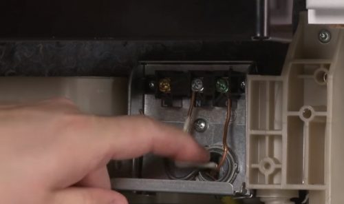 Disconnect the dishwasher from electricity