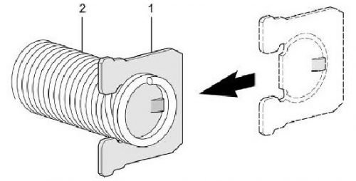 Replacing the door springs in the dishwasher Bosch