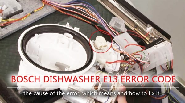 Bosch dishwasher e13 error code