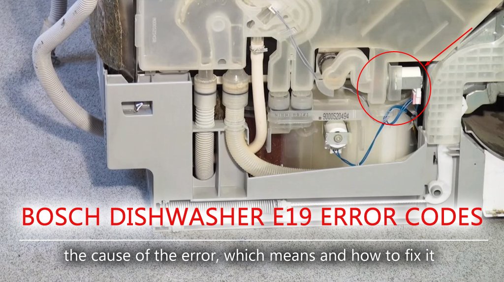 bosch dishwasher code e09