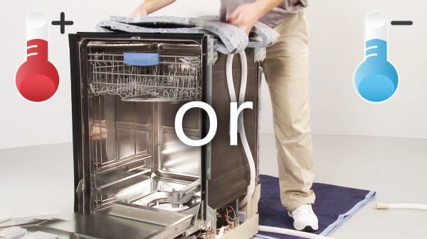 Is it possible to connect hot water to the Bosch dishwasher