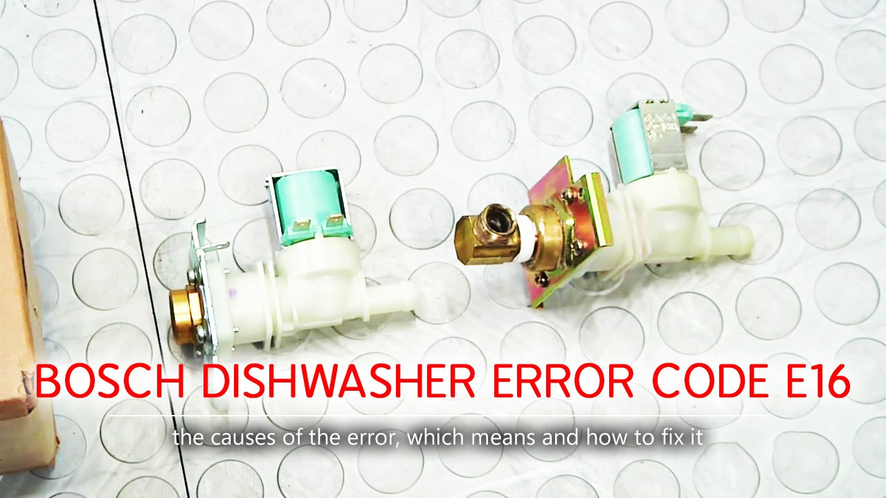 Bosch dishwasher error code e16